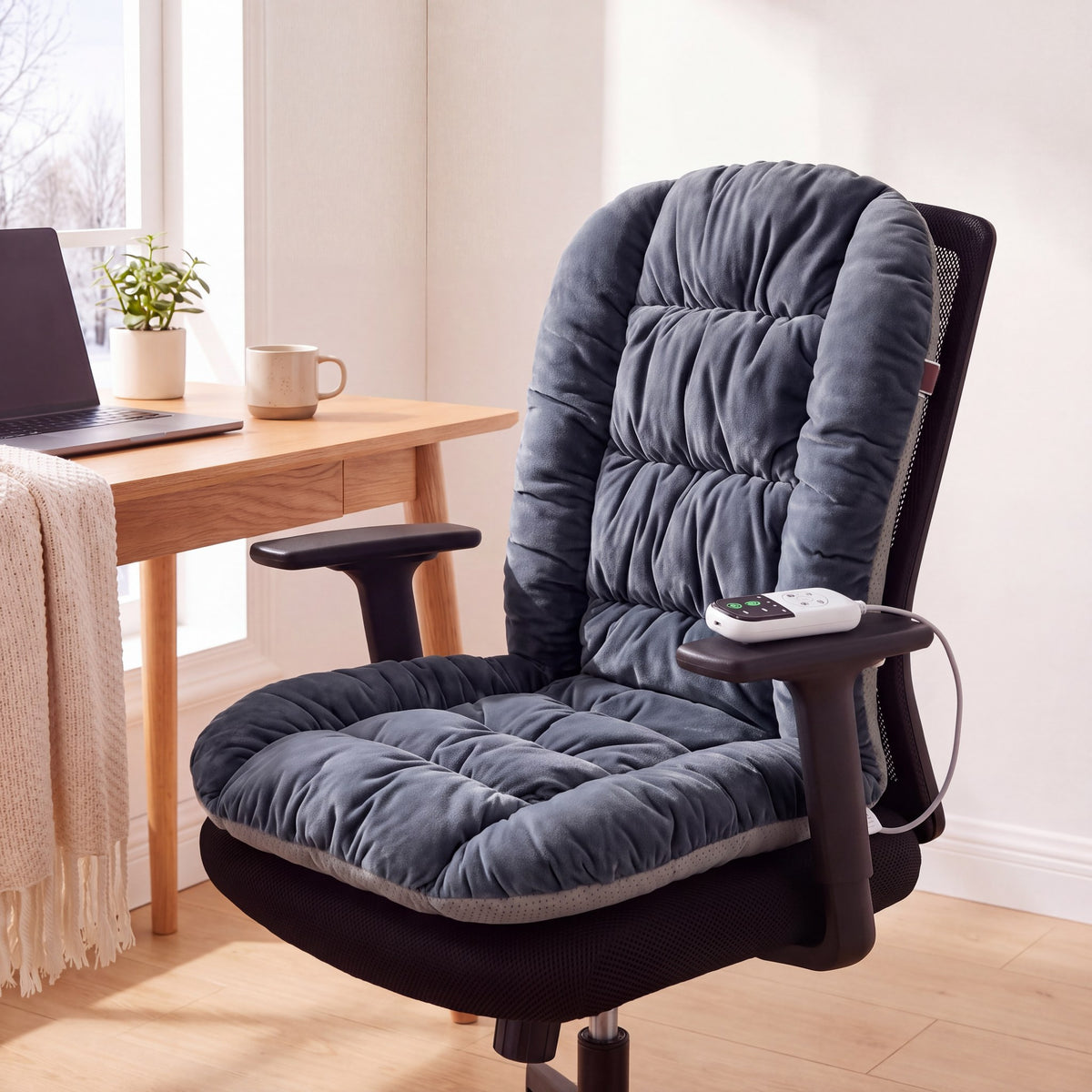 CozyDesk™ Heated Chair Cushion